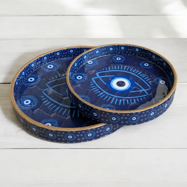 Madarks_Evil_Eye_Round_MDF_Decorative_Tray_Set