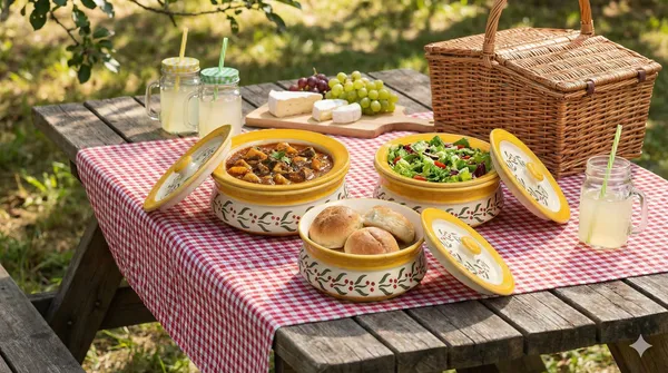 Madarks_Hand_Painted_Ceramic_Handi_with_Lid_Set_of_3_(1500ml,_1000ml_&_700ml)_|_Grey_Serving_Handis_|_Dinner_Serving_Set_|_Biryani_Curry_Handi_Pots_|_Gift_Pack_|_Degchi