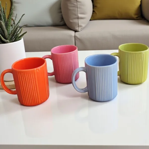 Madarks_Handcrafted_Ceramic_Coffee_Mug_Set_of_4_(300_ml_each)_–_Multicolor_|_Ribbed_Texture_|_Microwave_&_Dishwasher_Safe_|_Ideal_for_Tea,_Coffee_&_Hot_Beverages