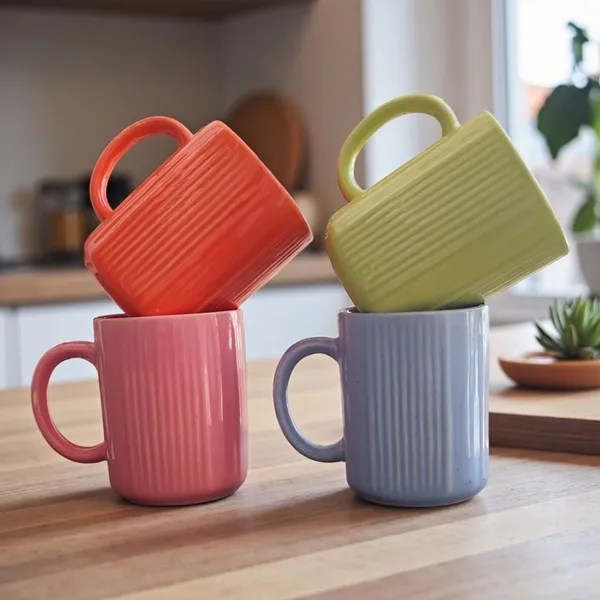 Madarks_Handcrafted_Ceramic_Coffee_Mug_Set_of_4_(300_ml_each)_–_Multicolor_|_Ribbed_Texture_|_Microwave_&_Dishwasher_Safe_|_Ideal_for_Tea,_Coffee_&_Hot_Beverages