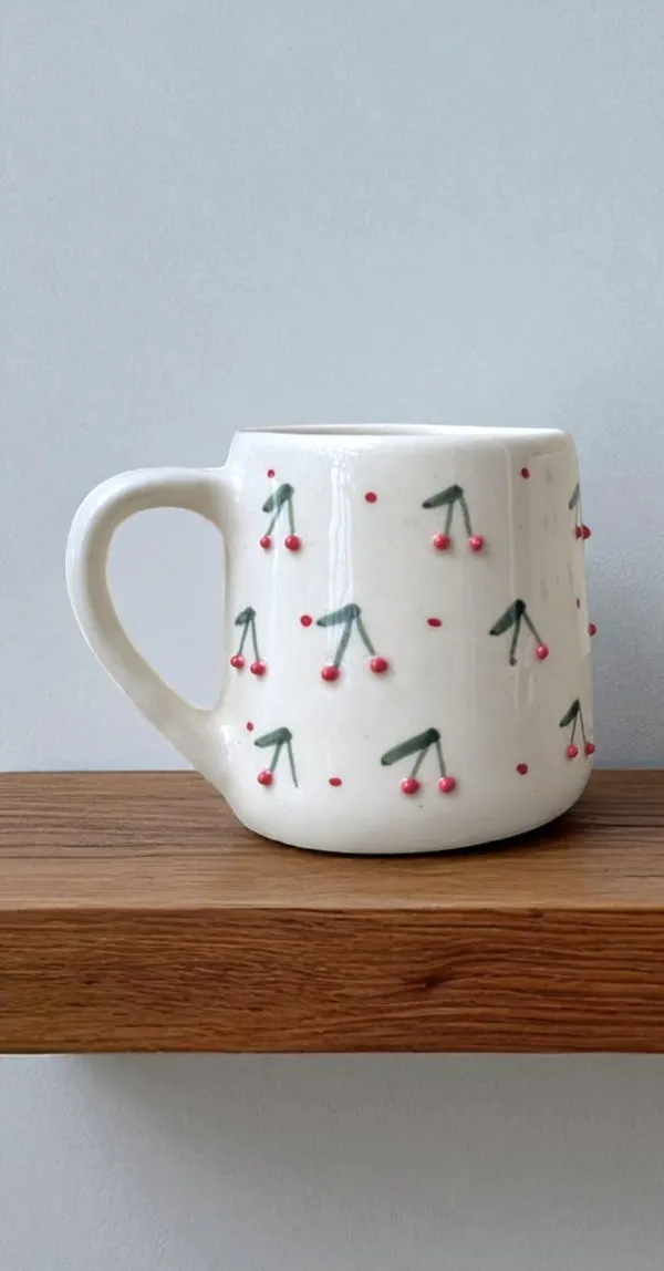 Madarks_Handcrafted_Ceramic_Coffee_Mug_with_Cherry_Embossed_Design_–_350_ml,_Microwave_&_Dishwasher_Safe