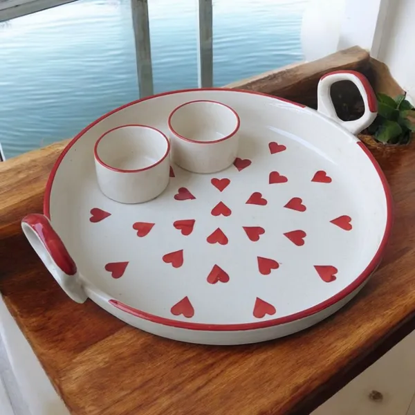 Madarks_Handcrafted_Ceramic_Heart_Tray_Set_–_28_x_24_cm_Serving_Platter_with_2_Bowls,_Red_Heart_Pattern,_Made_in_India