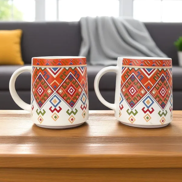 Madarks_Handcrafted_Ceramic_Mug_Set_–_Vibrant_Tribal_Pattern_|_8.5_cm_(3.3_in)_Diameter,_9_cm_(3.5_in)_Height
