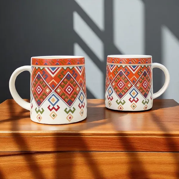 Madarks_Handcrafted_Ceramic_Mug_Set_–_Vibrant_Tribal_Pattern_|_8.5_cm_(3.3_in)_Diameter,_9_cm_(3.5_in)_Height