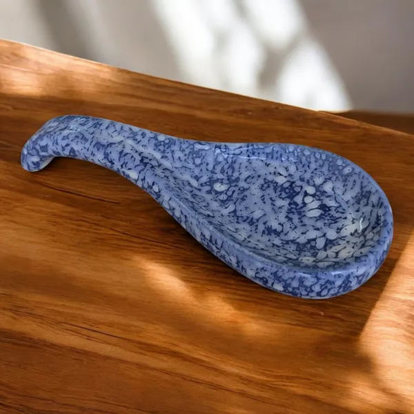 Madarks_Handcrafted_Ceramic_Spoon_Rest_–_Marble_Splatter_Design,_Length:_9.5_Inches