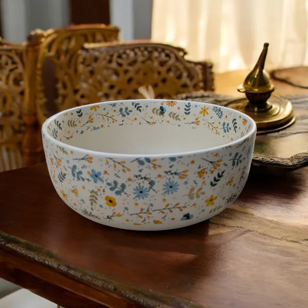 Madarks_Handcrafted_Floral_Ceramic_Serving_Bowl_(7-inch_Diameter)