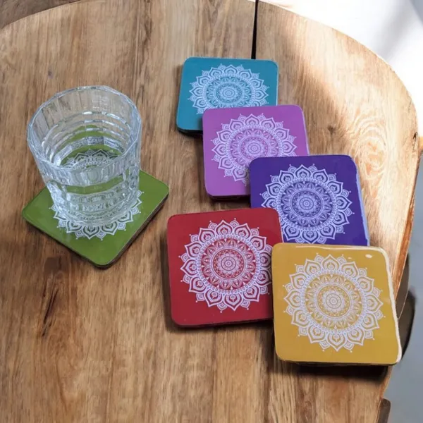 Madarks_Handcrafted_MDF_Mandala_Coaster_Set_–_Set_of_6_(Multicolor,_10_cm_x_10_cm)