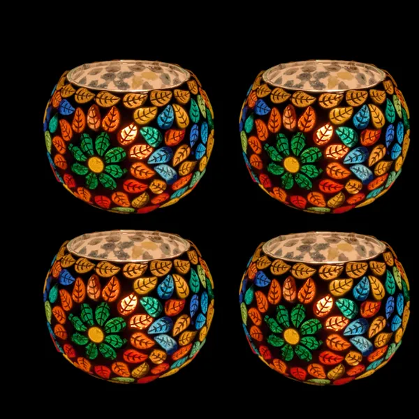 Madarks_Handcrafted_Mosaic_Glass_Candle_Holders_(Set_of_4),_3.5_Inch_x_2.5_inch