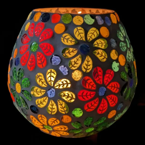 Madarks_Handcrafted_Multicolor_Mosaic_Glass_Candle_Holders_(Set_of_2),_without_candle