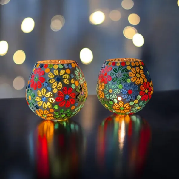 Madarks_Handcrafted_Multicolor_Mosaic_Glass_Candle_Holders_(Set_of_2),_without_candle
