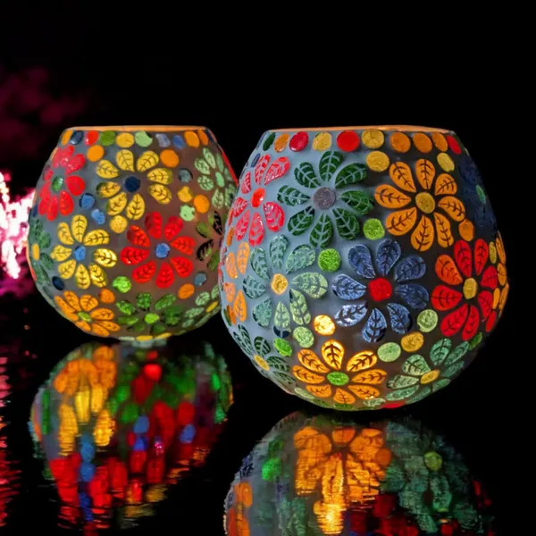 Madarks_Handcrafted_Multicolor_Mosaic_Glass_Candle_Holders_(Set_of_2),_without_candle