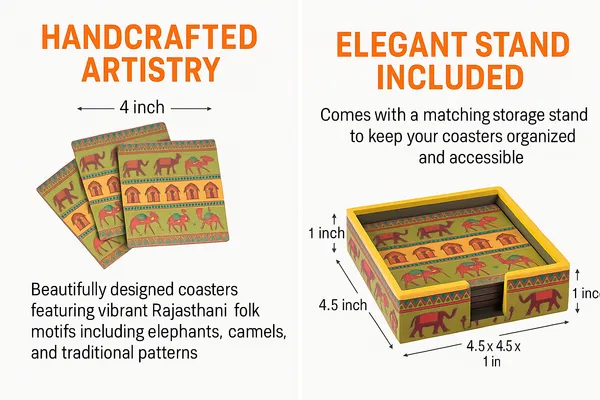 Madarks_Handcrafted_Wooden_Coaster_Set_with_Holder_–_Pack_of_4_|_Rajasthani_Folk_Art_Design_|_4x4_inch_Coasters_with_4.5x4.5_inch_Stand_|_Perfect_for_Tea,_Coffee,_Dining_&_Gifting