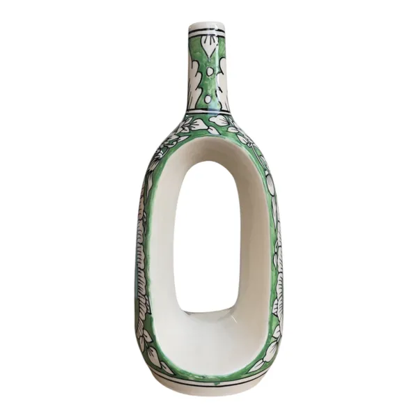 Madarks_Handcrafted_&_Hand-Painted_Hollow_Ceramic_Vase_–_28_cm