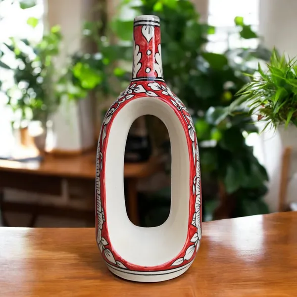 Madarks_Handcrafted_&_Hand-Painted_Hollow_Ceramic_Vase_–_28_cm