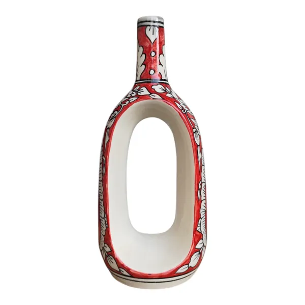 Madarks_Handcrafted_&_Hand-Painted_Hollow_Ceramic_Vase_–_28_cm