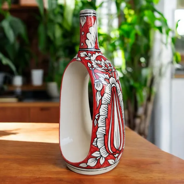 Madarks_Handcrafted_&_Hand-Painted_Hollow_Ceramic_Vase_–_28_cm