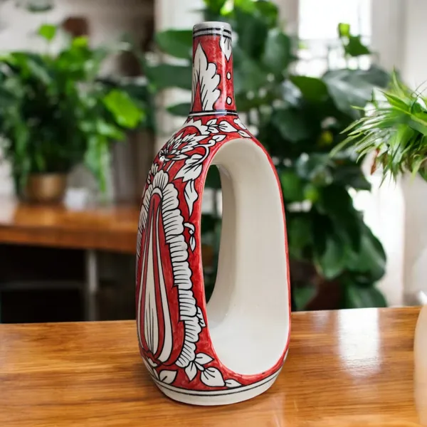 Madarks_Handcrafted_&_Hand-Painted_Hollow_Ceramic_Vase_–_28_cm