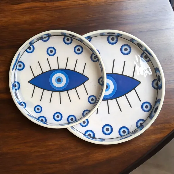 Madarks_MDF_Evil_Eye_Serving_Tray_Set_–_Round_Wooden_Trays_(Large:_9_Inches,_Small:_7_Inches)_|_1.5_Inches_Height_|_Handcrafted_&_Printed_|_Made_in_India