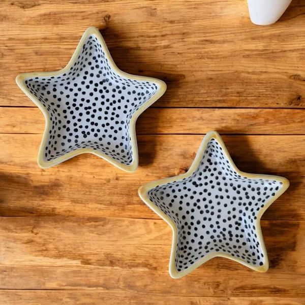 Madarks_Pack_of_2_Star-Shaped_6_Inch_Ceramic_Bowl_Cum_Platter_with_Yellow_rim_–_1_Inch_Height,_Microwave_and_Dishwasher_safe