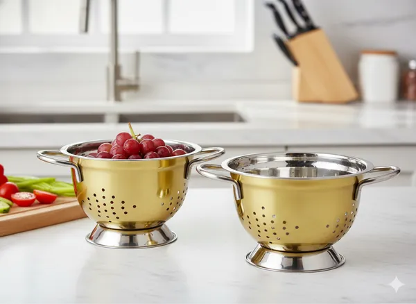 Madarks_Premium_Stainless_Steel_Gold_Colander_Set_of_2_|_1.5_QT_Strainers_for_Kitchen,_Pasta,_Fruits_&_Vegetables_|_8_Inch_Wide_x_5_Inch_Tall_|_Durable,_Rust-Resistant_&_Easy_to_Clean