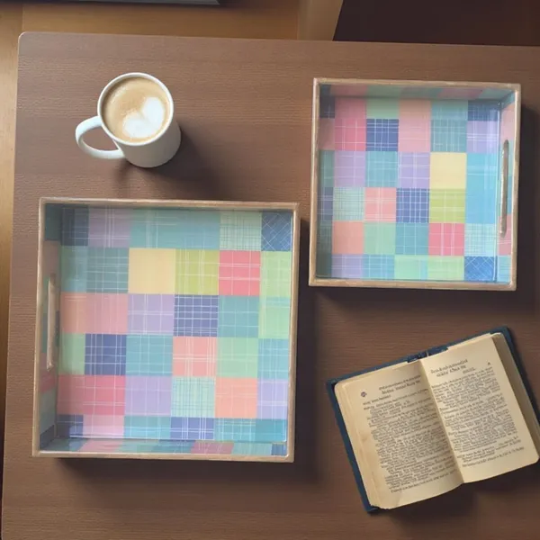 Madarks_Set_of_2_Waterproof_MDF_Serving_Trays_–_10x10_&_8x8_Inch_|_Premium_Decorative_Wooden_Trays_|_Multi-Use_Tea,_Coffee,_Snack,_Breakfast_&_Home_Décor_Tray_|_Floral_&_Pattern_Designs