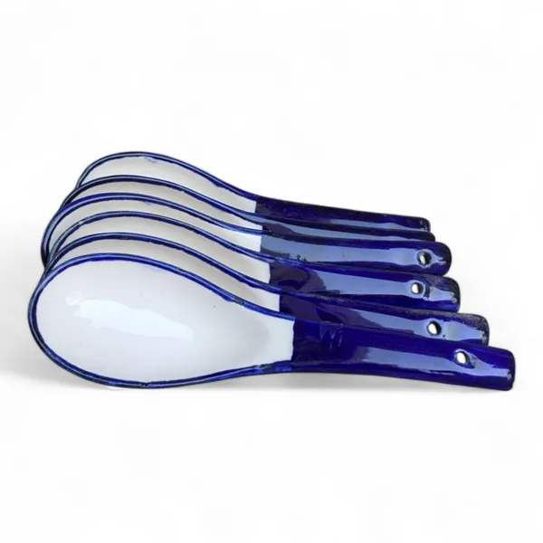 Madarks_Striped_Ceramic_Soup_Bowl_Set_with_Matching_Spoons_�_Set_of_6