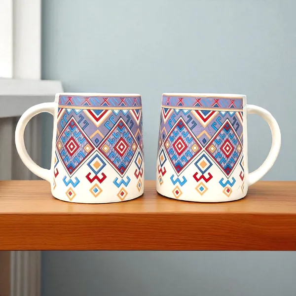 Madarks_Tribal_Charm_Ceramic_Mug_–_300_ml_|_Handcrafted_|_8.5_cm_Dia_x_9_cm_H_(3.3_in_x_3.5_in)