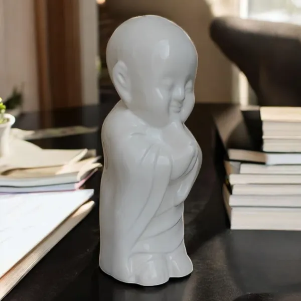 Madarks_White_Ceramic_Baby_Monk_Idol_–_30_cm_|_Decorative_Buddha_Statue_for_Home,_Office_&_Meditation_Corners_|_Handcrafted_Figurine_|_Peaceful_Praying_Monk