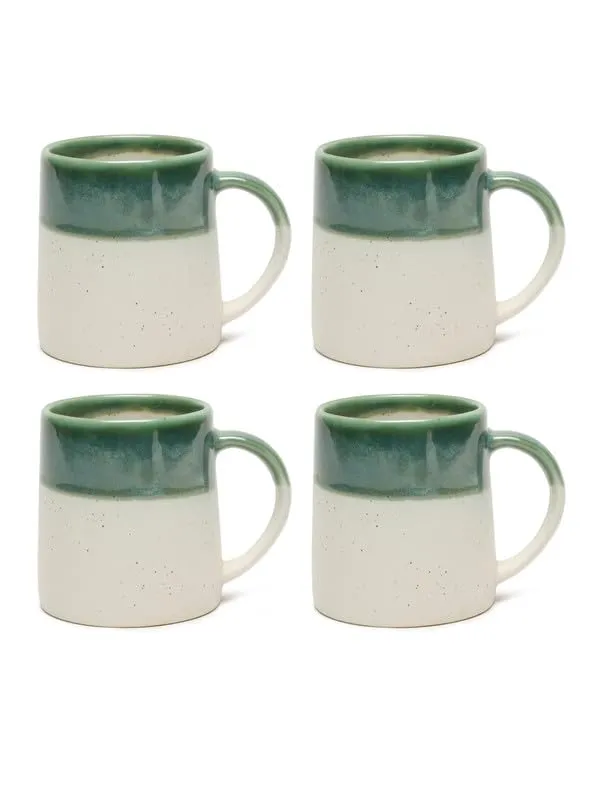 Madarks_White_&_Green_Glazed_Ceramic_Coffee_Mug_(300_ml,_Set_of_2)