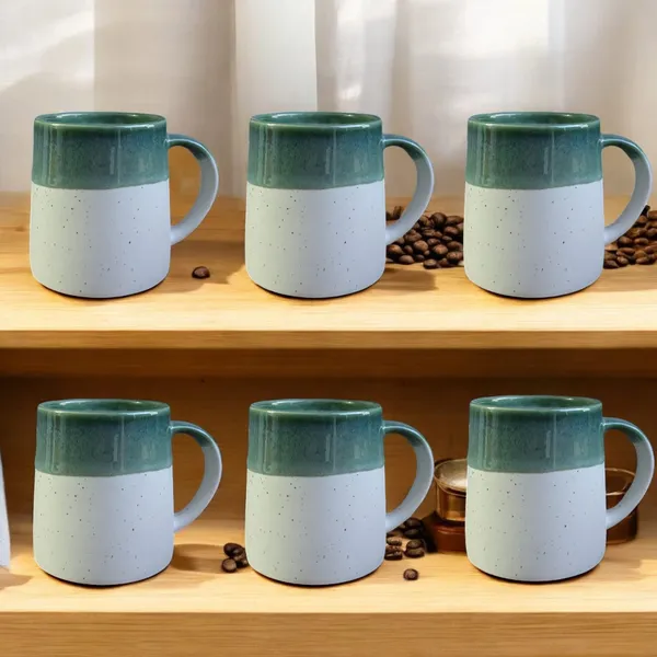 Madarks_White_&_Green_Glazed_Ceramic_Coffee_Mug_(300_ml,_Set_of_2)