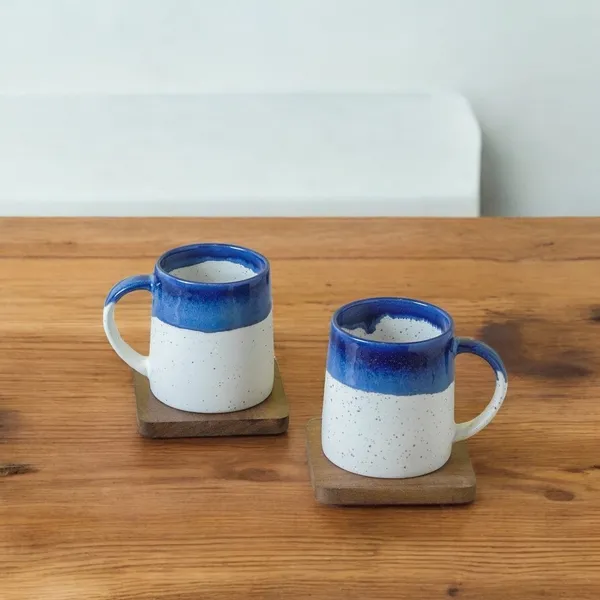 Madarks_White_&_Navy_Blue_Glazed_Ceramic_Coffee_Mug_(300_ml,_Set_of_6)
