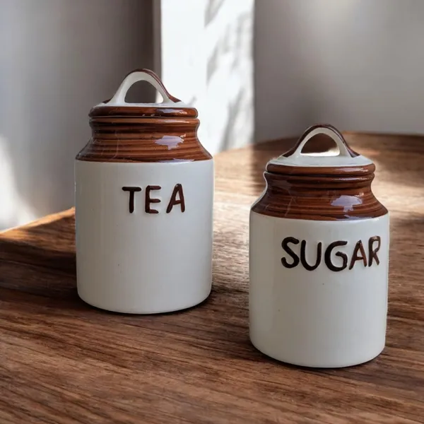 Non-Airtight_lid_Set_of_2_Handcrafted_Ceramic_Storage_Jars_with_Lids_–_250_ML_Each_|_Ideal_for_Pickles,_Spices,_Tea,_and_Sugar