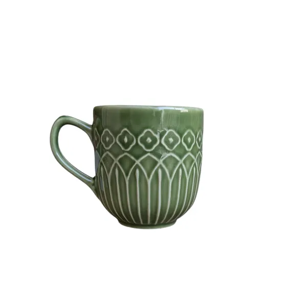 Pack_of_6_Elegant_Green_Ceramic_Mug_-_300ml