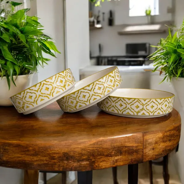 Set_of_3_Ceramic_Salad_&_Multipurpose_Bowls_-_Modern_Design_with_Yellow_Geometric_Pattern,_Perfect_for_Serving_Salads,_Pasta,_and_More