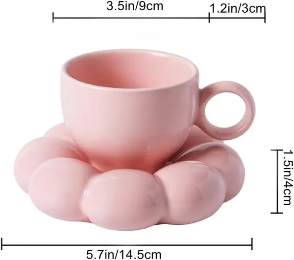 Madarks_Bubble_Ceramic_Coffee_Cup_and_Saucer_Set_(200_ml)