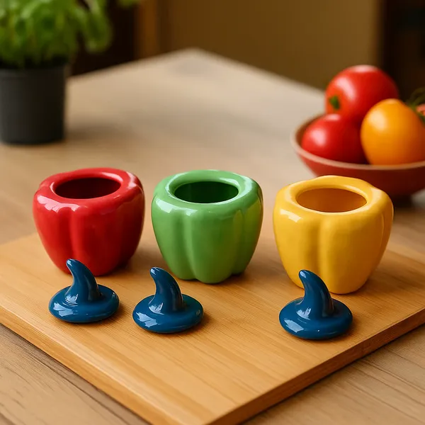 Set_of_3_Bell_Pepper_Ceramic_Jars_with_Lids_-_400_ML_Capacity,_Multicolor