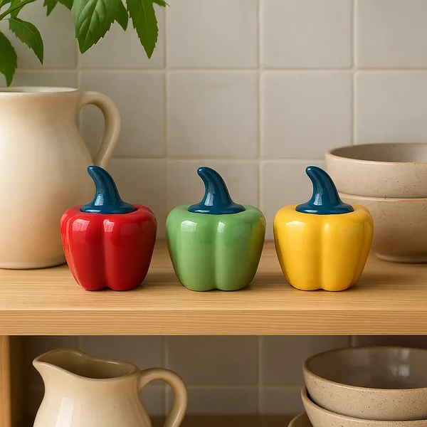 Set_of_3_Bell_Pepper_Ceramic_Jars_with_Lids_-_400_ML_Capacity,_Multicolor