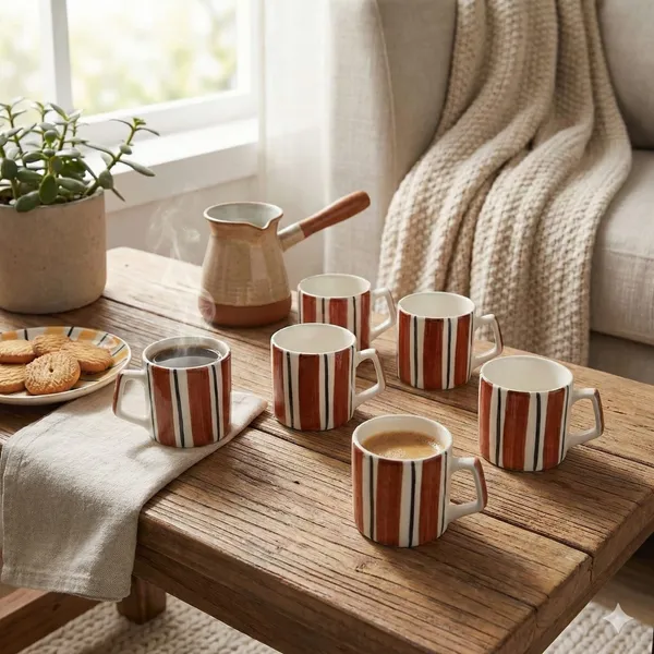 Madarks_Handcrafted_Ceramic_Tea_&_Coffee_Cups_|_150_ml_Small_Cups_|_Set_of_6_|_7_cm_Height_&_Diameter_|_Microwave_&_Dishwasher_Safe