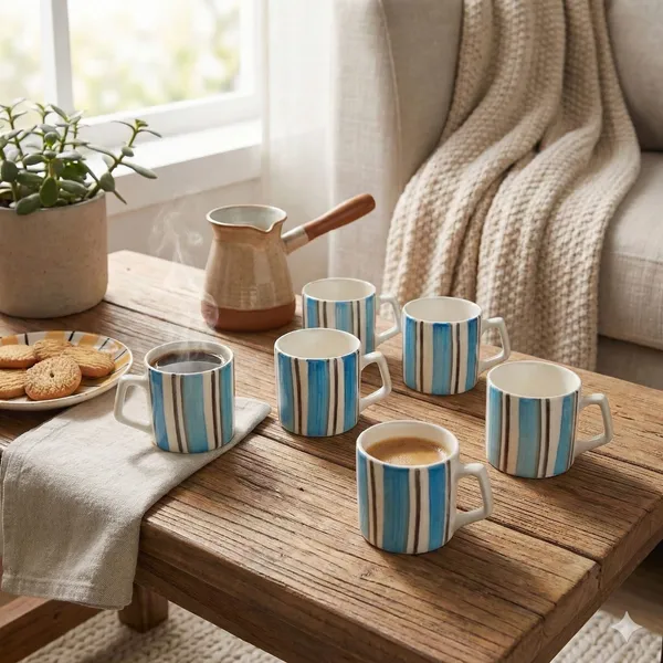 Madarks_Handcrafted_Ceramic_Tea_&_Coffee_Cups_|_150_ml_Small_Cups_|_Set_of_6_|_7_cm_Height_&_Diameter_|_Microwave_&_Dishwasher_Safe
