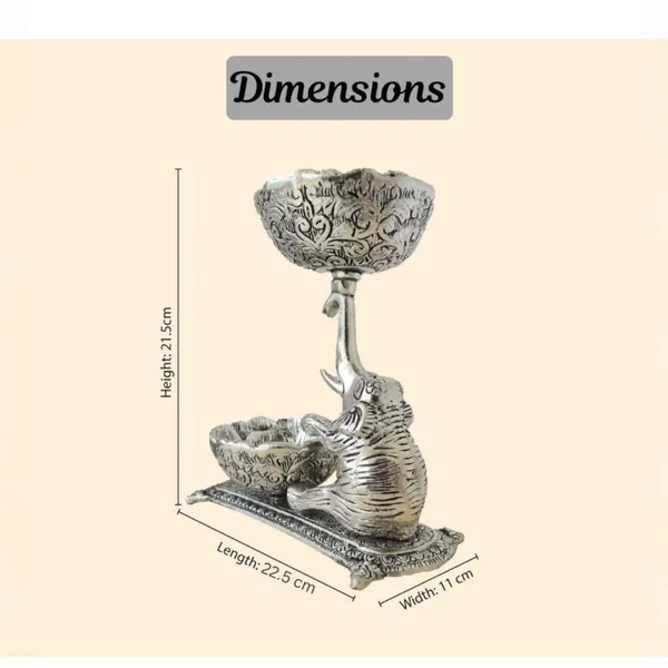 Antique_Silver_Decorative_Elephant_Dry_Fruit_Bowl_Holder_Snack_Serving_Bowl