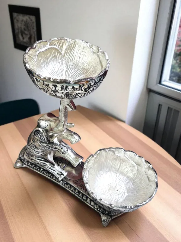 Antique_Silver_Decorative_Elephant_Dry_Fruit_Bowl_Holder_Snack_Serving_Bowl