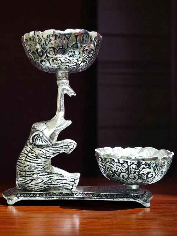 Antique_Silver_Decorative_Elephant_Dry_Fruit_Bowl_Holder_Snack_Serving_Bowl