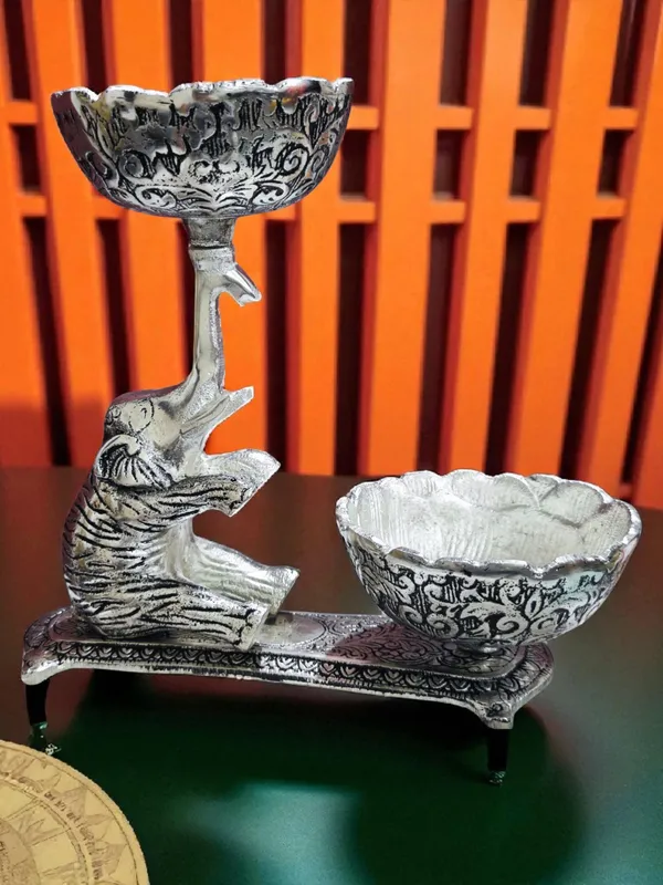 Antique_Silver_Decorative_Elephant_Dry_Fruit_Bowl_Holder_Snack_Serving_Bowl