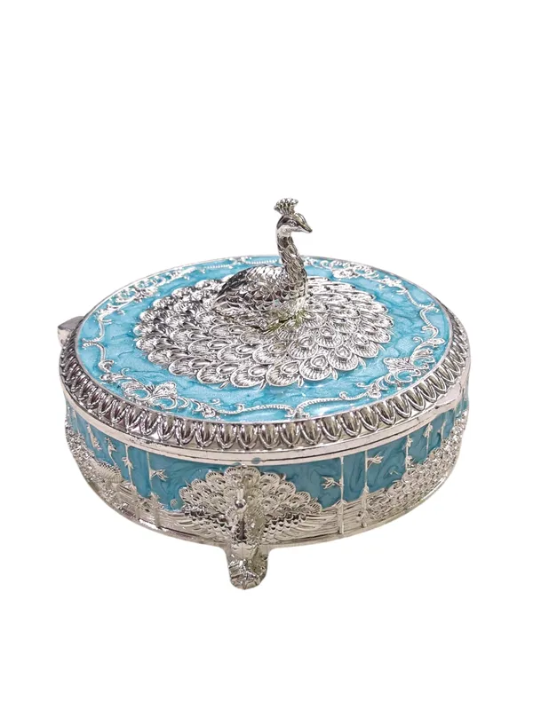 German_Silver_Dry_Fruit_Box_Premium_Gift_Item_for_Wedding,_Return_Gift_&_Festive_Serving_Bowl