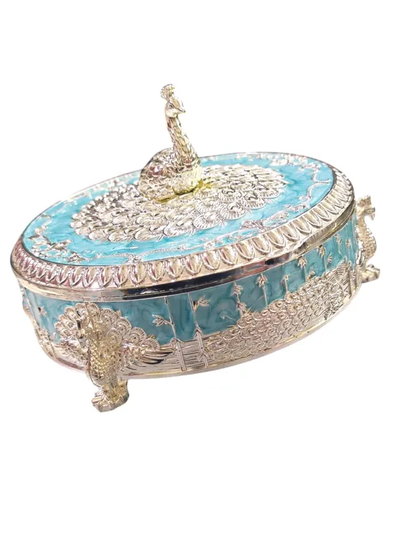 German_Silver_Dry_Fruit_Box_Premium_Gift_Item_for_Wedding,_Return_Gift_&_Festive_Serving_Bowl