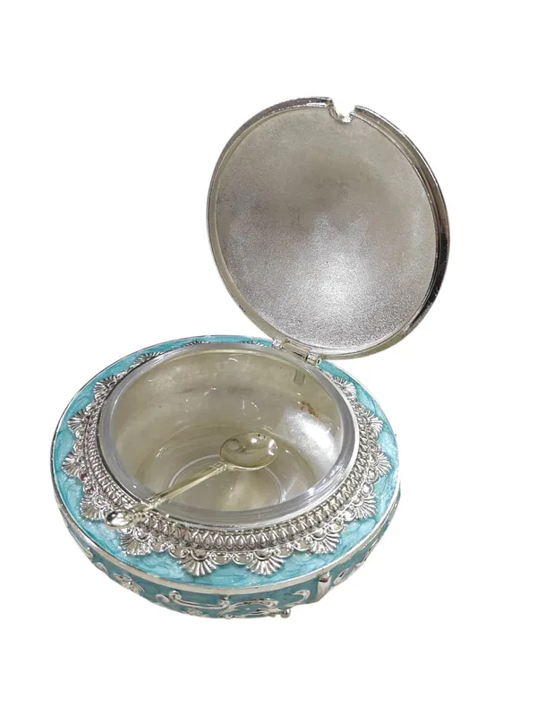 German_Silver_Dry_Fruit_Box_Premium_Gift_Item_for_Wedding,_Return_Gift_&_Festive_Serving_Bowl_(Candy_Bowl)