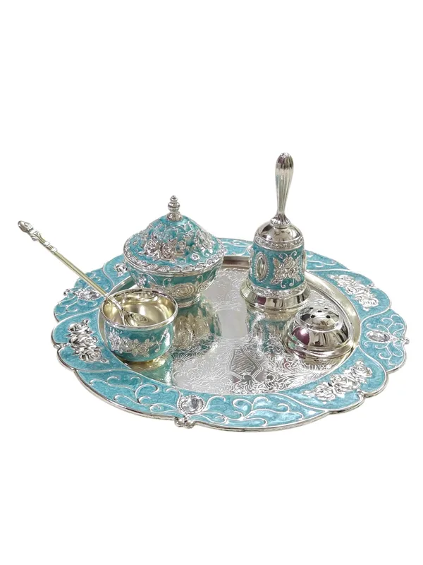 German_Silver_Dry_Fruit_Box_Premium_Gift_Item_for_Wedding,_Return_Gift_&_Festive_Serving_Bowl_(Thali_Set)