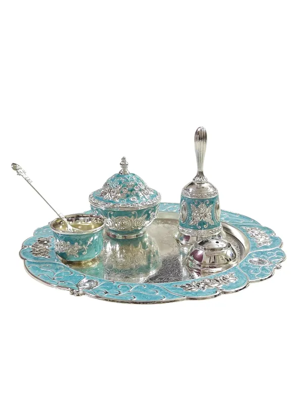 German_Silver_Dry_Fruit_Box_Premium_Gift_Item_for_Wedding,_Return_Gift_&_Festive_Serving_Bowl_(Thali_Set)