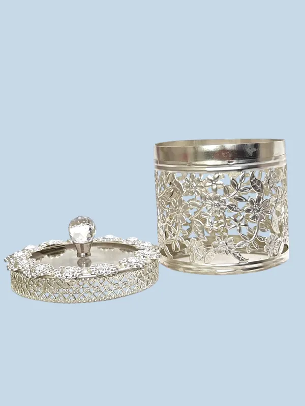 Silver_Plated_Dry_Fruit_Box_with_Velvet_Gift_Box_|_Floral_Engraved_Vintage_Metal_Jar_for_Diwali_&_Corporate_Gifting