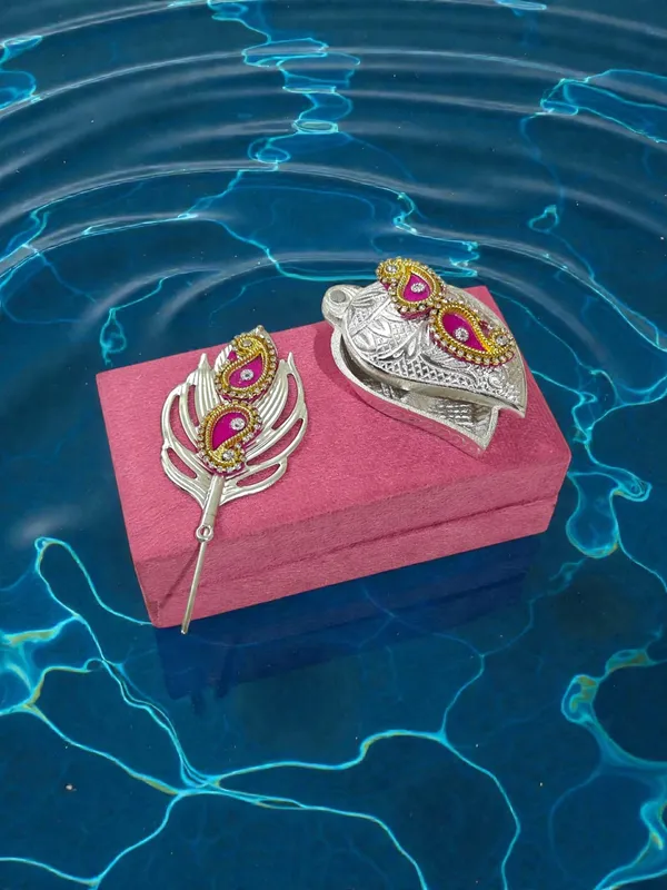 Silver_Plated_Kumkum_&_Chawal_Holder_|_Decorative_Sindoor_Box